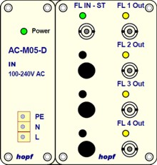 StarCoupler 4811 with 1x in and 4x out